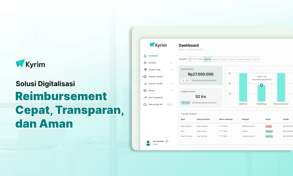 Kyrim - Aplikasi Reimbursement Kyrim Cegah Karyawan Kapok Talangi Pengeluaran Kantor